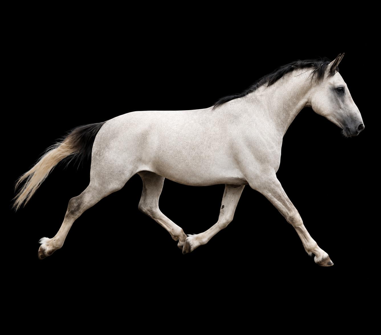 Edwin v/d Nachtegaal Z — grey Zangersheide gelding, showjumping prospect