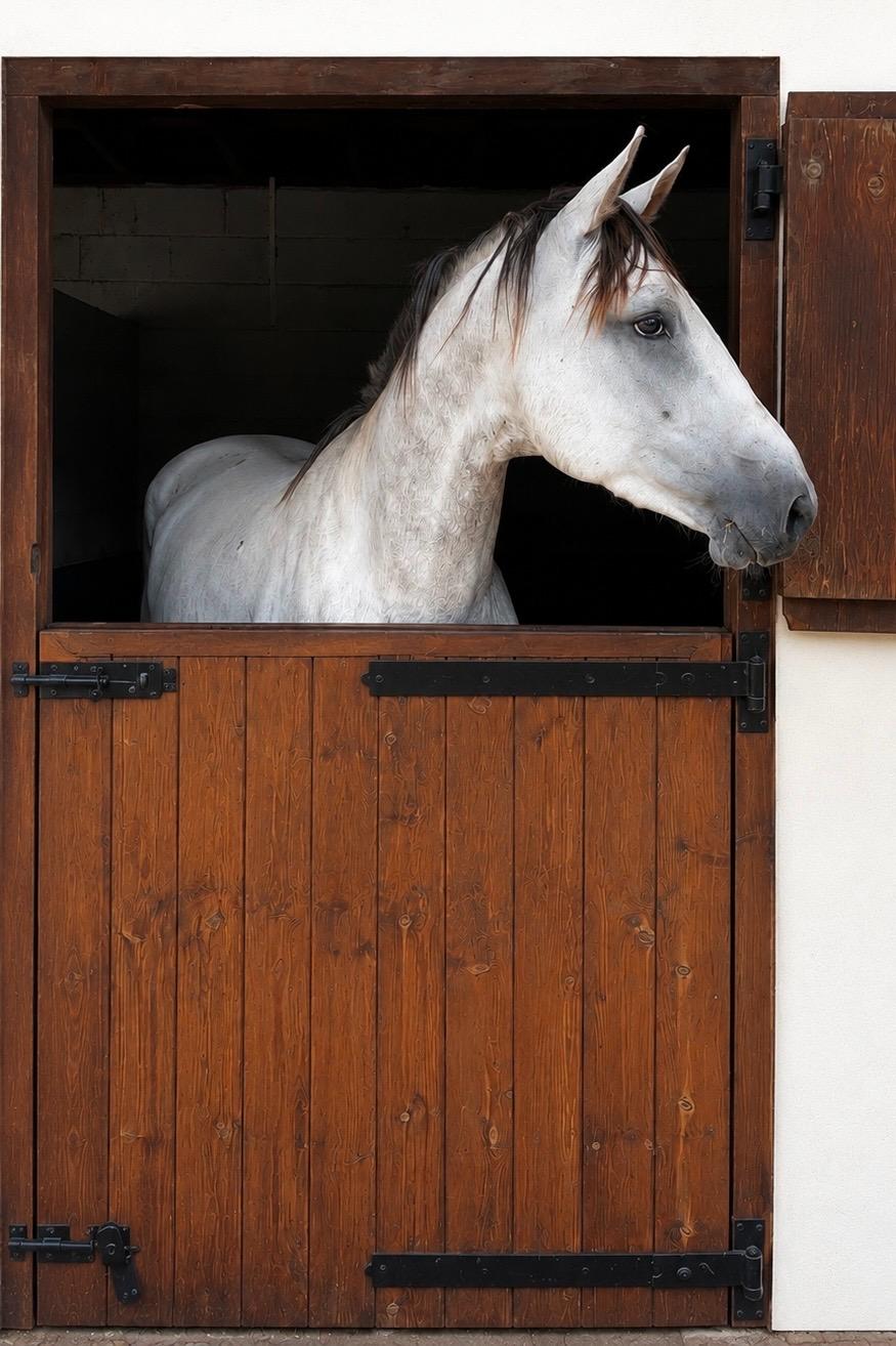 Edwin v/d Nachtegaal Z — grey Zangersheide stallion, showjumping prospect
