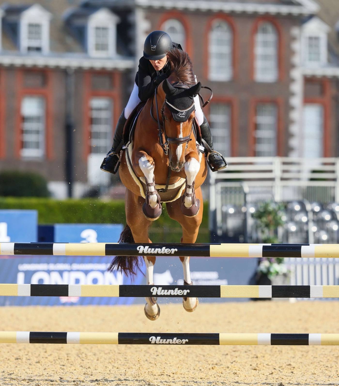 A Horses Smith showjumper at the Longines Global Champions Tour, Royal Hospital Chelsea, London